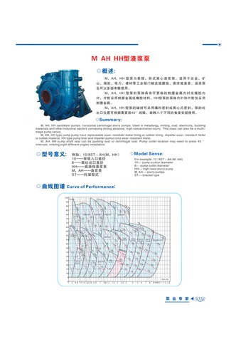 M / AH / HH Slurry Pumps